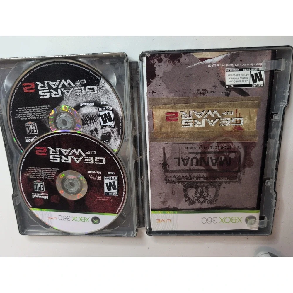 2008 Microsoft Xbox 360 Live Gears of War 2 Disc